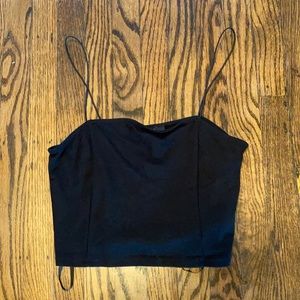 Forever 21 Cropped Cami with Elastic Straps